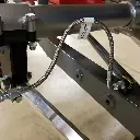 Brake Line, Braided Stainless Steel, Straight/90 deg end