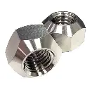 Titanium 5/8" Coarse Thread Double Sided Lug Nut, 20PK