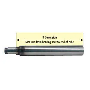 2" GN Axle Tubes (24")
