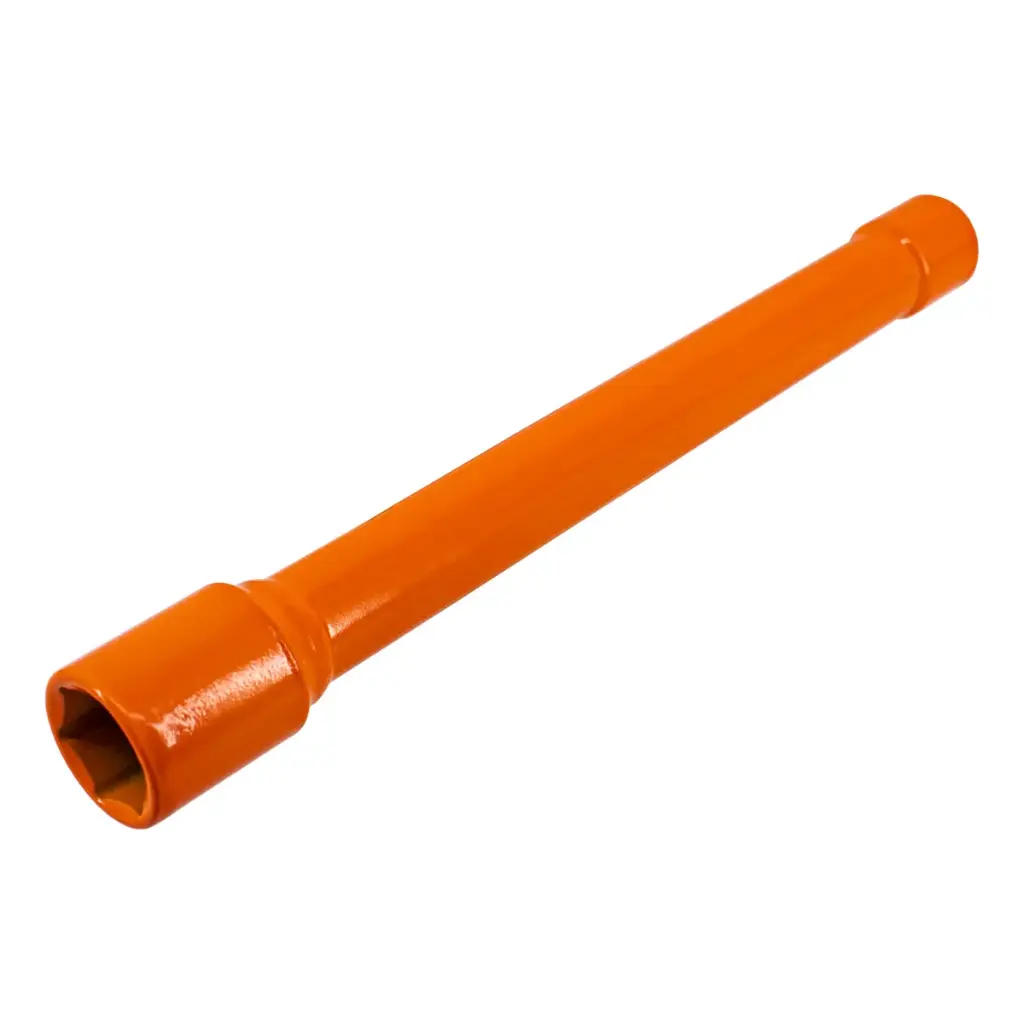 12" Pit Extension High-Visibility Orange, 6-Point Hex Socket, 1/2" Drive