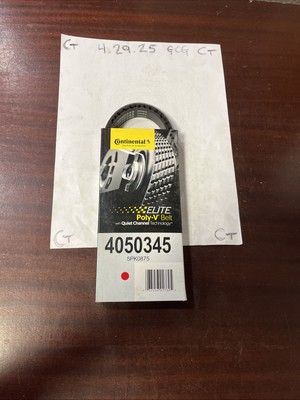 Continental OE Technology Series 4050345 5-Rib, 34.5" Multi-V Belt