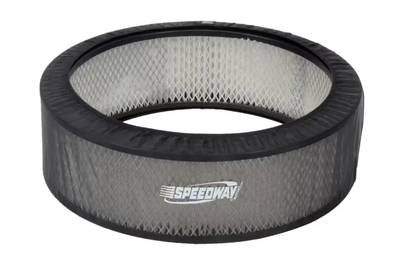 🏁 14" x 3" Air Filter Prefilter Cover – Black Polyspun (Universal Fit)