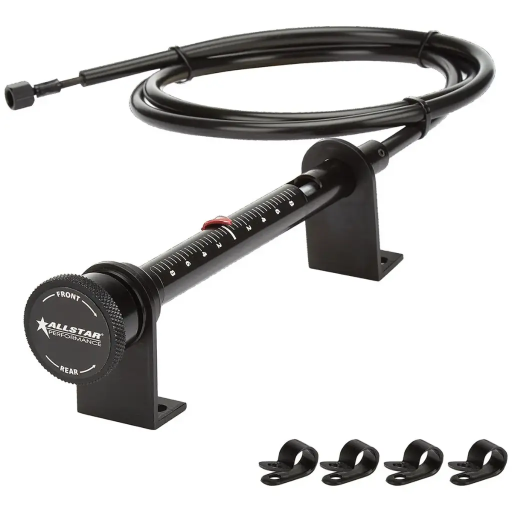 Brake Bias Adjuster Short Adjuster 5 ft Long Cable with Knob Each Black