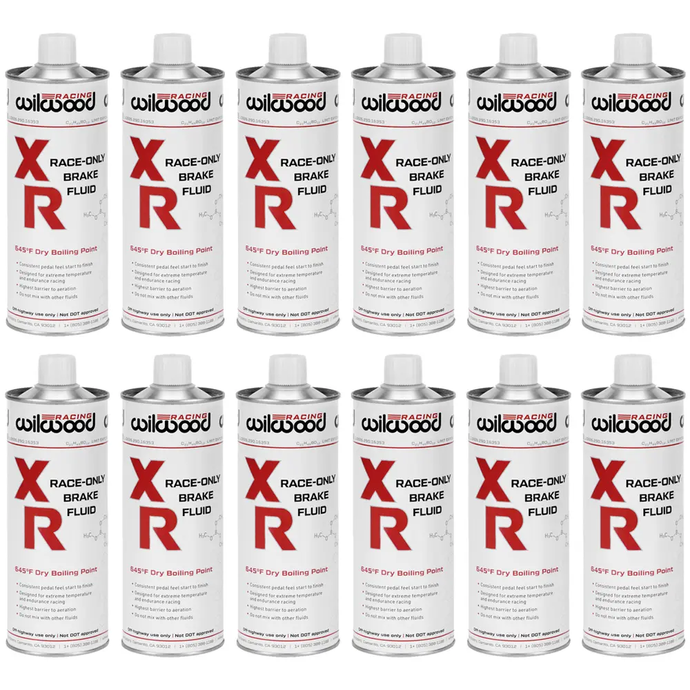 WILWOOD Brake Fluid CASE XR Racing 500ml Can NON-DOT 12pk