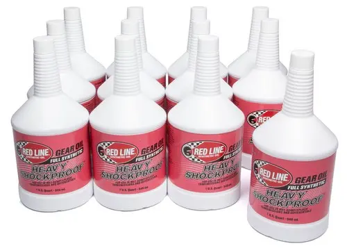 REDLINE OIL CASE/12 Heavy Shock Proof Gear Oil Case/12 75W250