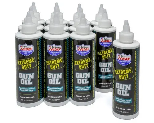 LUCAS OILExtreme Duty Gun Oil Case 12 x 8 Ounce