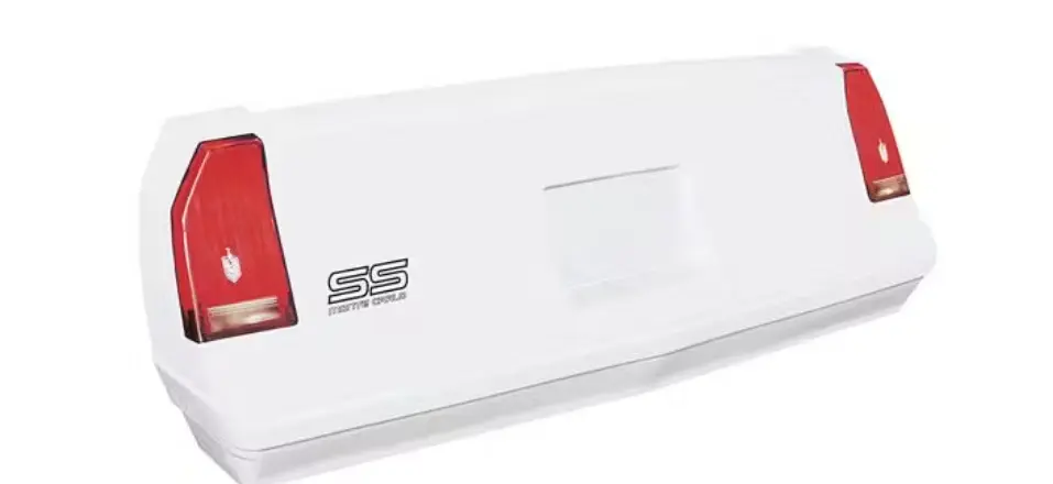 Chevy Monte Carlo Stock Car Rear Bumper Decal Graphics