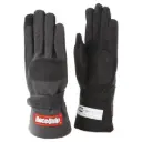 RACEQUIP NOMEX RACING GLOVES SFI-5, BLACK