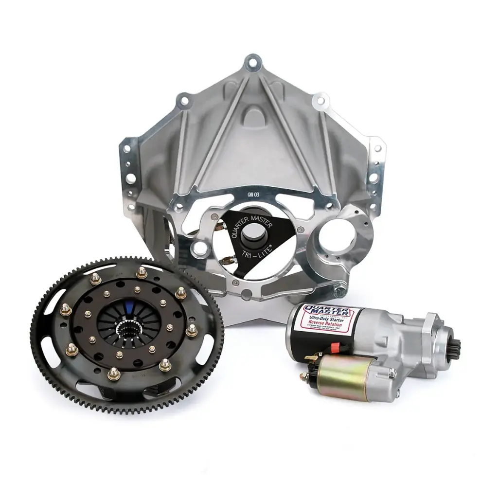 Quarter Master 5.5" V-Drive Reverse-Mount Clutch & Bellhousing Kit (2-Disc)