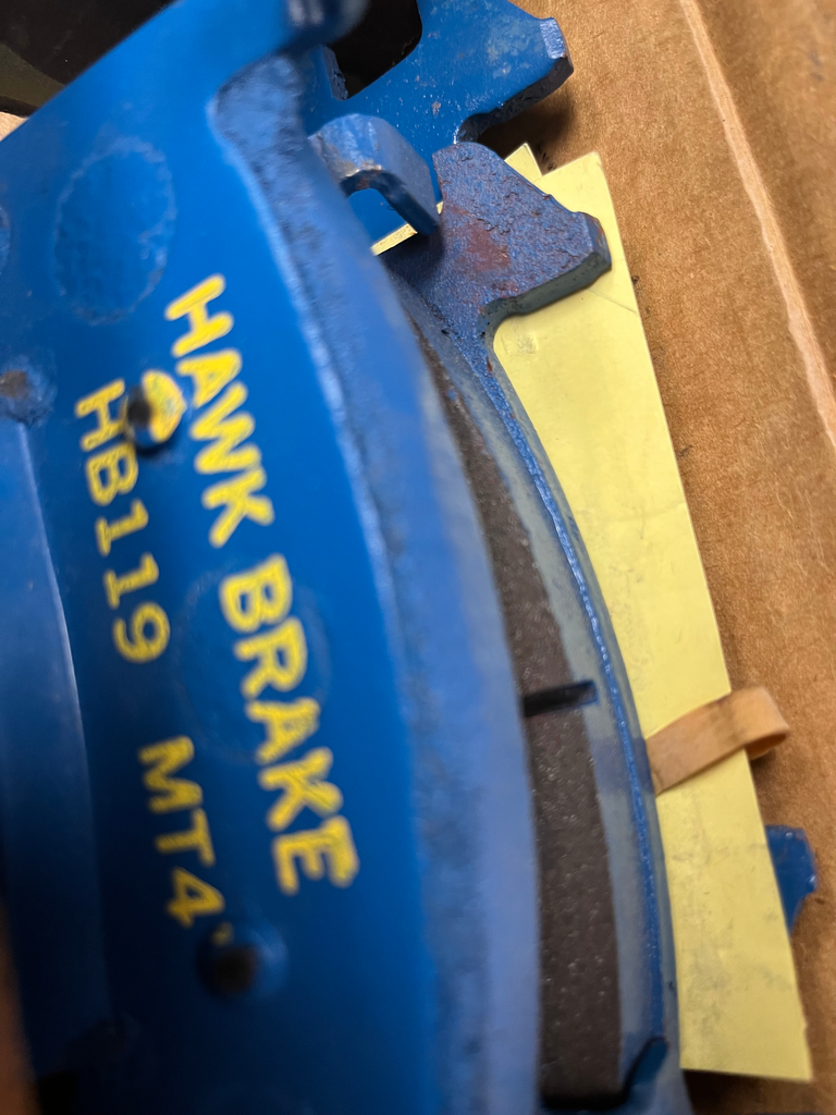 HAWK GM Metric Brake Pads, Blue MT4 Compound