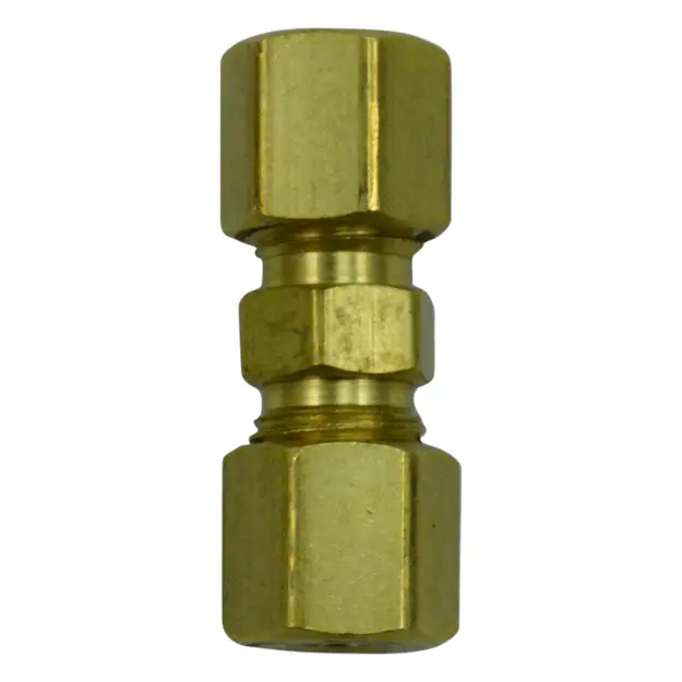 3/16" Brass Compression Union