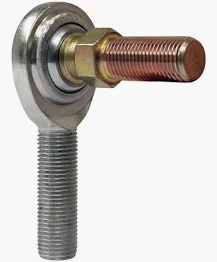 1/2" Male Rod End with Stud, Right Hand Thread