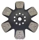 10-1/2" Metallic Disk 1-1/8 x 10 Spline 3.35lb.