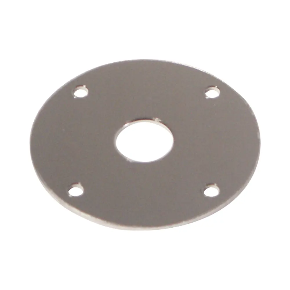 Aluminum 2" OD Scuff Plate, 1/2" Hole
