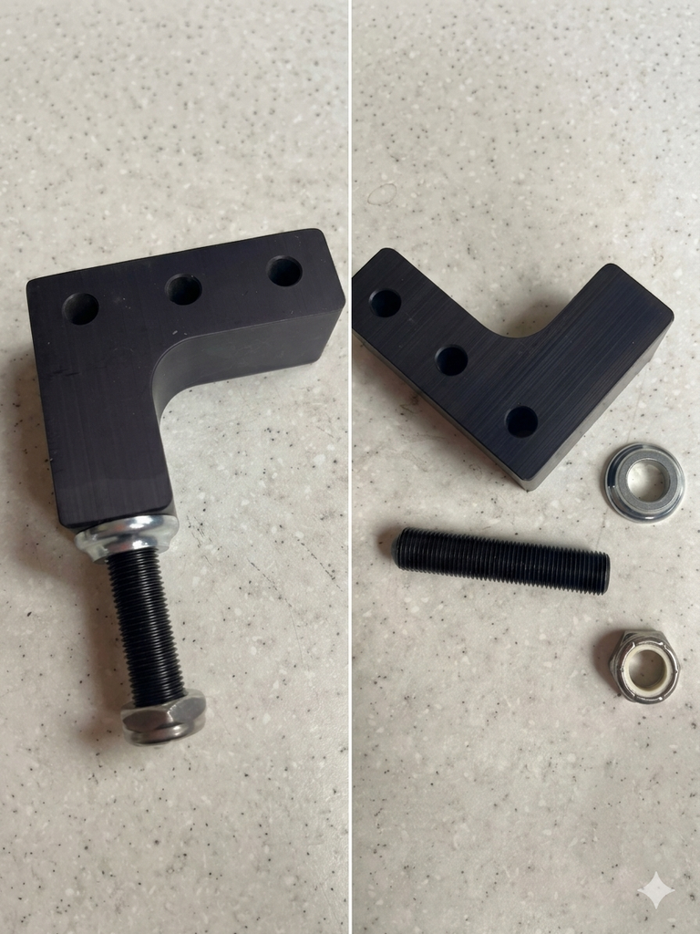 Aluminum Shock Mount fits Troyer or CD w/bolt & spacer