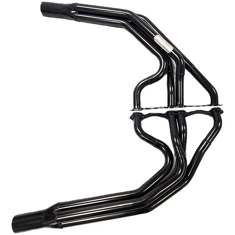 Asphalt Mod Header Mild Steel 602 Crate 1-5/8 Straight w/ 3" Collector -Troyer TA Chassis