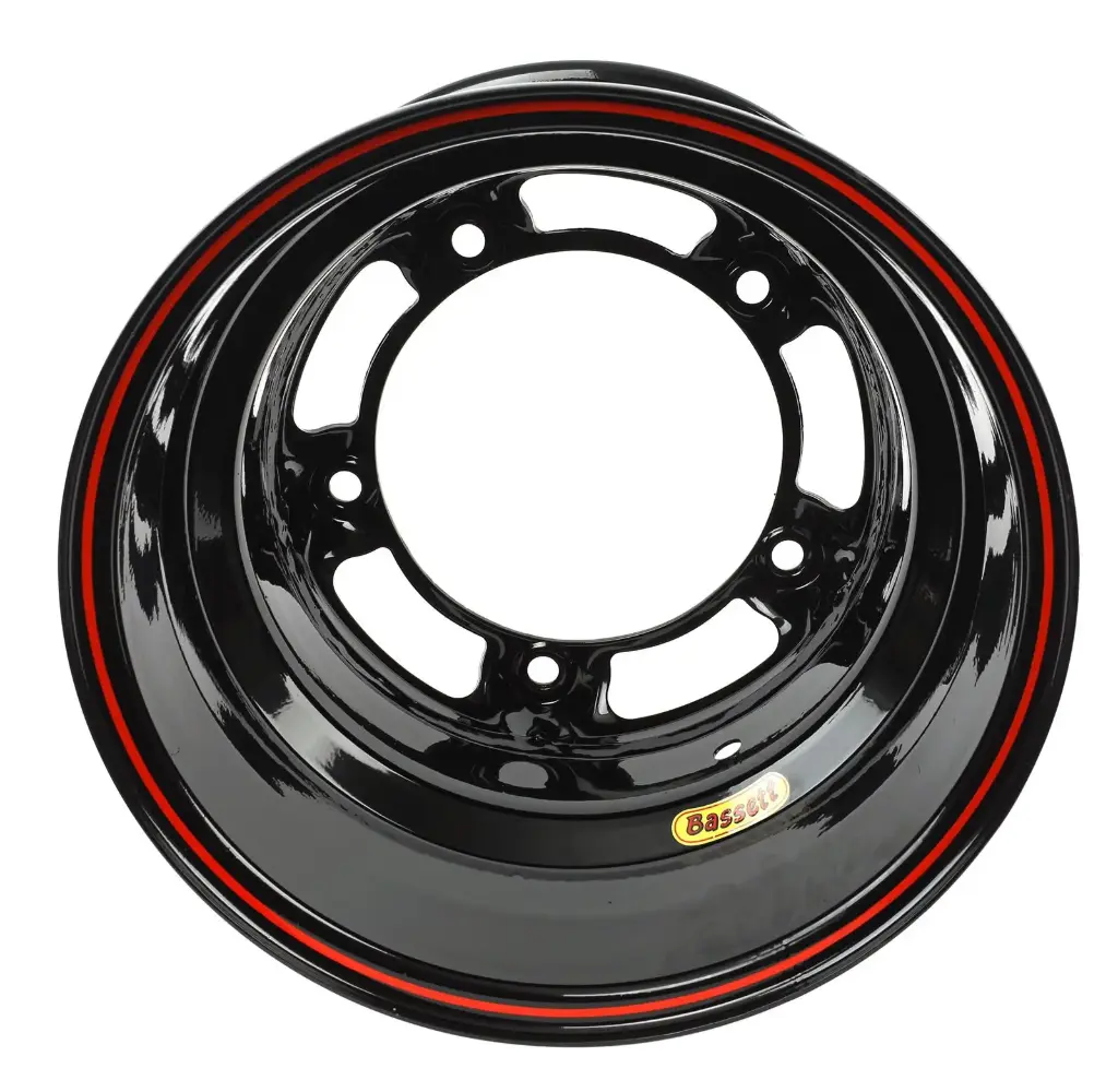 Bassett 10" Wide Five Wheel 4" Black