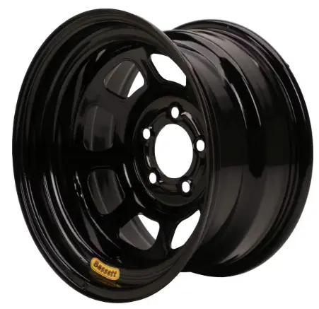 Bassett 15 x 8 x 3, 5 on 4-3/4 Black Powdercoat
