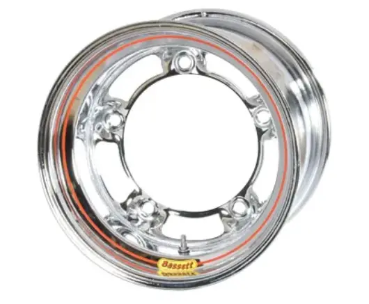 Bassett 15x14x6-1/2 Chrome Wide Five Wheel