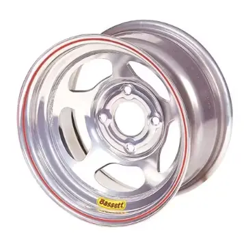 Bassett Wheel 13x11x4-1/4/ 4 on 4-1/4 Silver, 31SP425S