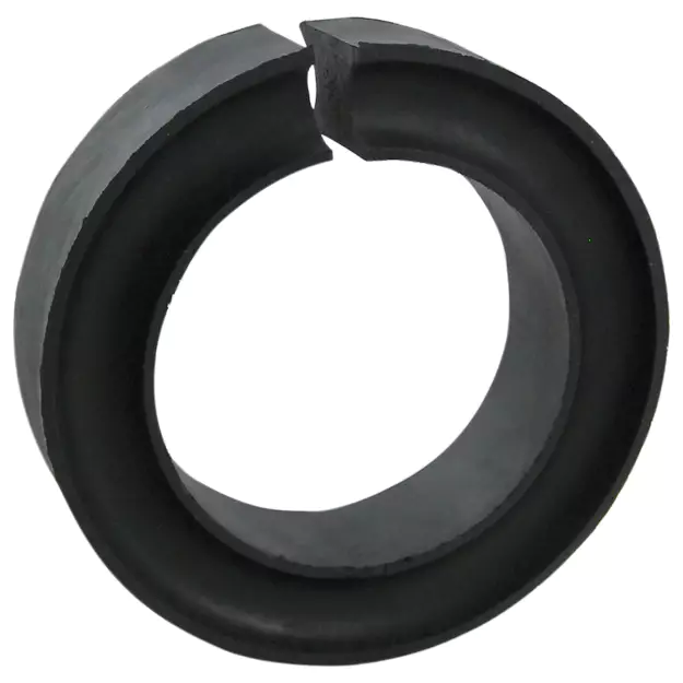 Coil Over Spring Rubber Medium (Black) 1" Wide