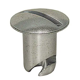 Dzus Button, Oval Head Steel 7/16 x.500 Length