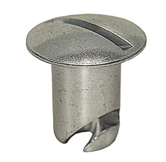 Extra Long Dzus Button, Oval Head Steel  7/16 x.750 Height