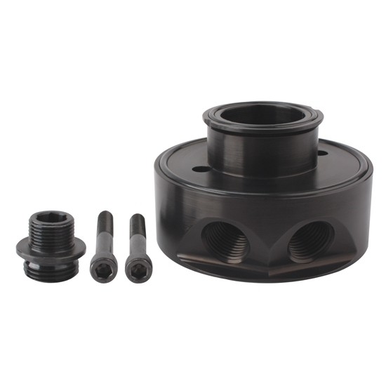Moroso SBC Remote Oil Cooler Sandwich Adaptor