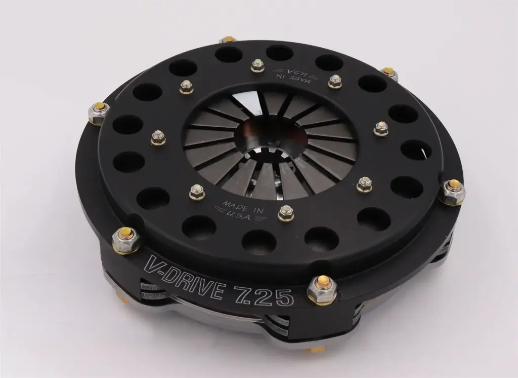 Quarter Master V-Drive 7-1/4" Button Clutch Assembly, Chevy 2 Disk 1-1/8 10 Spline (ACT Tour 86 and Newer)