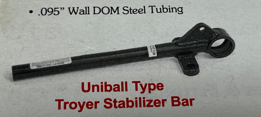 Troyer Lower Control Arm LH, Sweet Rack, Monoball, Troyer Sway Bar 13-3/4"..