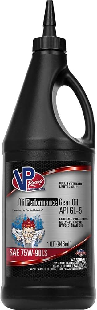 VP Racing GL5 Full Synthetic Gear Oil 75w-90LS
