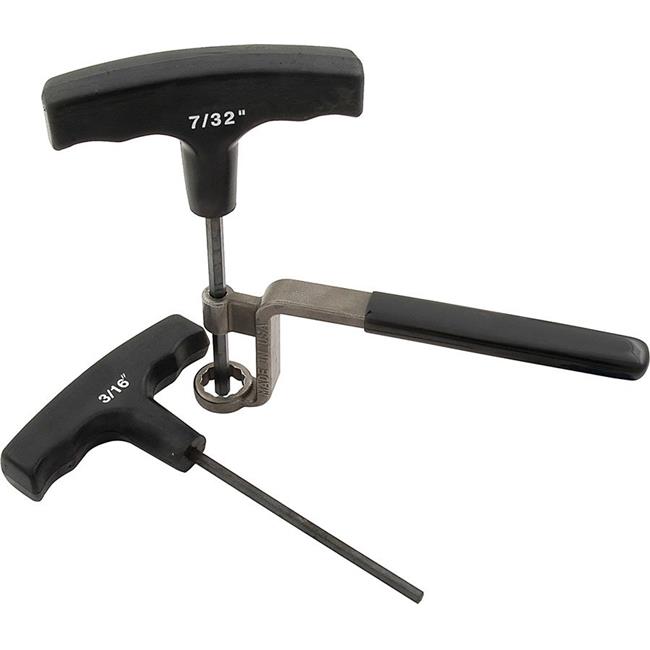 Valve Lash Wrench 5/8" with 3/16 and 7/32 Alen Drivers for SBC Polylocks