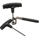 Valve Lash Wrench 5/8" with 3/16 and 7/32 Alen Drivers for SBC Polylocks