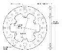 Wilwood Solid Drilled Rotor .35 X 10.25 Dia. .35 Thick, 6 on 5.5 Mount
