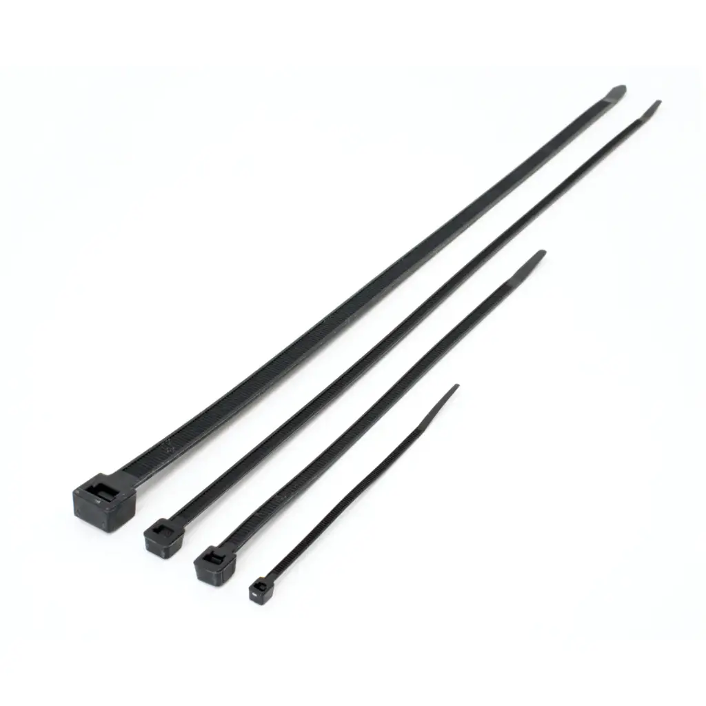 Zip Ties 14" Black, 100 per Pack