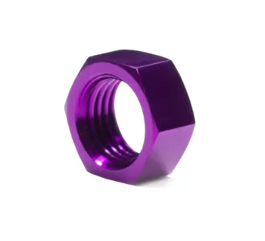 PURPLE Anodized Bulkhead Nut (-3)