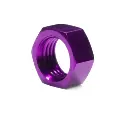 PURPLE Anodized Bulkhead Nut