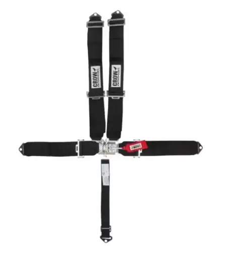 Crow 11004 Bolt-In-5 Point Seat Belts, Pull Down