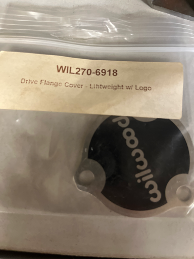 [WIL-270-6918] Drive Plate Cover Light Weight