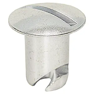 [PAN-A6500] Dzus Button, Oval Head Aluminum 7/16 x .500 Length
