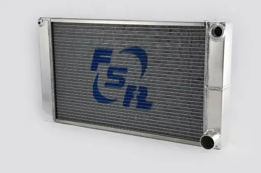 [FSR-1428] Four Seasons CD Radiator 14 x 28 Double Pass 1-1/2 Inlet 1-3/4 Outlet