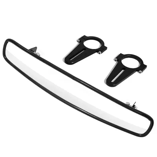 [LON-22534] Longacre 14" Mirror Kit with 1/2" to 2-1/2" Range Brackets for 1-3/4" Roll Bar