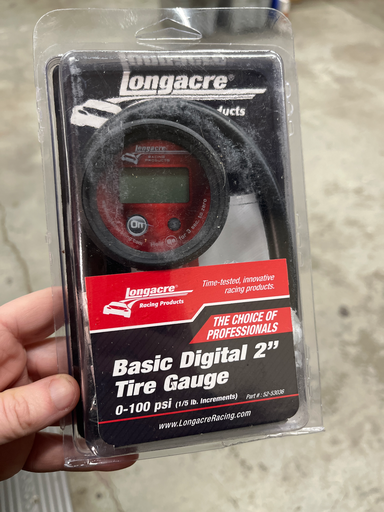 [LON-52-53036] Longacre Digital 2” Tire Gauge 0-100psi 