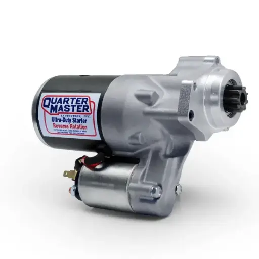 [QMI-114260] Quarter Master Ultra-Duty‚Starter (Reverse Mount / Reverse Rotation) for Alum. & Mag. Bellhousings