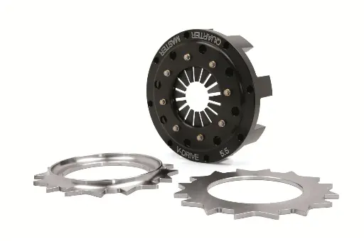 [QMI-385-17080] Quarter Master V-Drive 5.5 Button Clutch Assembly, Chevy 3 Disk 1-1/8 10 Spline
