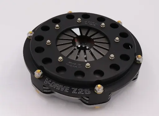 [QMI-298103] Quarter Master V-Drive 7-1/4" Button Clutch Assembly, Chevy 2 Disk 1-1/8 10 Spline (ACT Tour 86 and Newer)