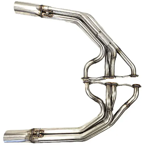 [BEY-SSA-23N1-3SS] SSA-23N1-3SS-Limited Late Model/Late Model Asphalt 23SP Flange Straight 1 5/8" w/ 3" Spike Collector Stainless Steel Mig/No Polish