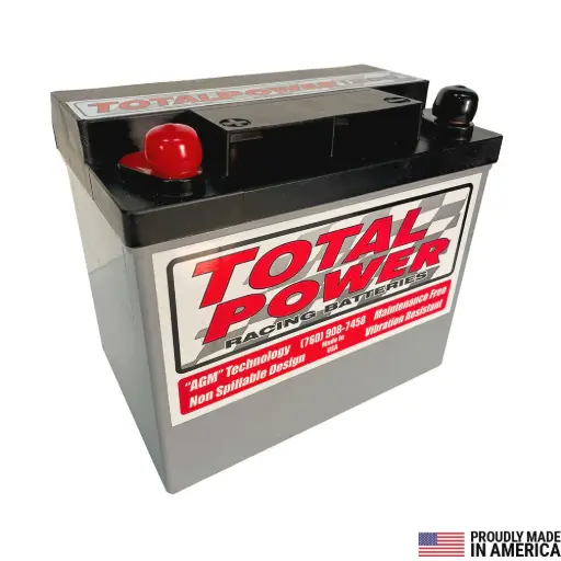 [TP-1200] Total Power Battery 1200 Series 7-1/2 Wide 5 Deep 6-3/4 Tall 8mm Posts
