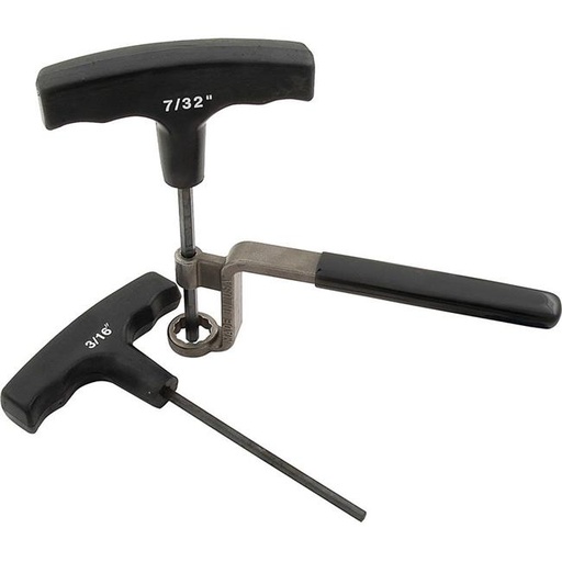[ALL-96403] Valve Lash Wrench 5/8" with 3/16 and 7/32 Alen Drivers for SBC Polylocks