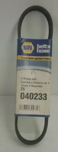 [25-040233] NAPA Alternator Belt 25040233 9/16" X 24 1/4”